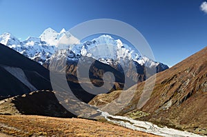 Views of the Everest base camp trek