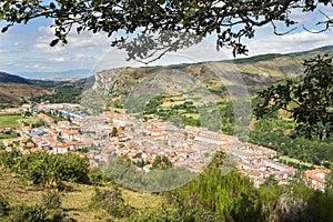 Views of Ezcaray village, La Rioja, Spain.