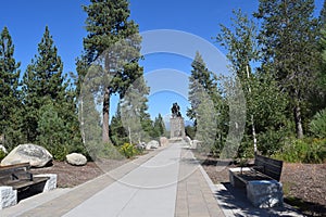 Views from the famed Donner Pass State Park in California near Lake Tahoe