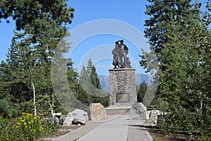 Views from the famed Donner Pass State Park in California near Lake Tahoe