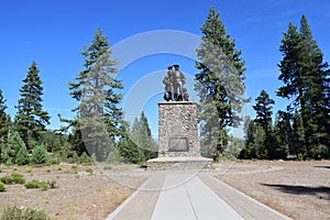 Views from the famed Donner Pass State Park in California near Lake Tahoe