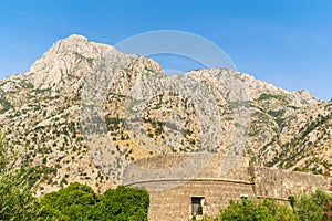 Views famous hike in Kotor by the Mediteranean Sea, touristic destination in Montenegro