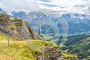 Views from First Mountain in Grindelwald, Switzerland