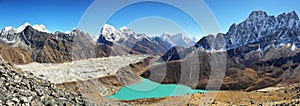 Views from Gokyo Ri, Sagarmatha national park, Khumbu valley, Nepal