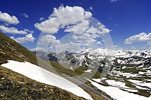 Views of the grossglockner High Alpine Road in Austria Europe