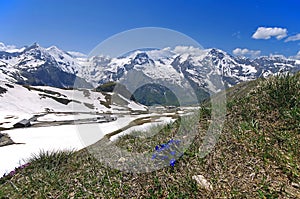 Views of the grossglockner High Alpine Road in Austria Europe