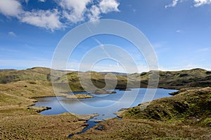 Views of Haweswater lake in the Lake District