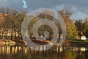 Lake in Horsholm, denmark
