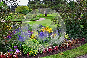 Views from the International Peace Gardens which is a botanical garden located in Jordan Park in Salt Lake City, Utah which was co