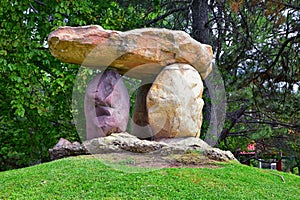 Views from the International Peace Gardens which is a botanical garden located in Jordan Park in Salt Lake City, Utah which was co