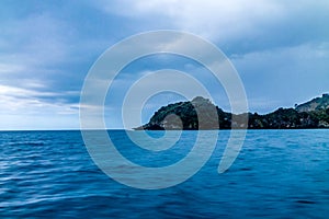 Views of the Islands from a charter boat. Bay of Islands, New Zeland