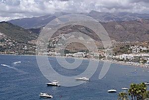 Views of the La Herradura area in AlmuÃ±ecar, Granada