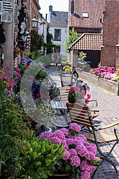 Views of little ancient town with big history Buren, Gelderland, Netherlands