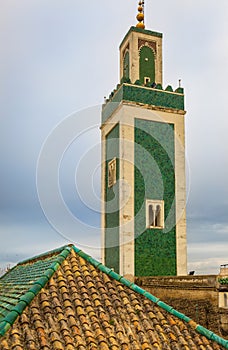 Views from Madrasa Roof Terrace in Meknes Medina, Morocco