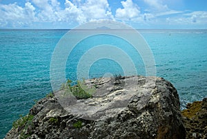 Views from Maho Beach on the Caribbean photo