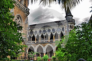 Views of the main monuments and points of interest in Bombay (India). Colaba neighborhood.