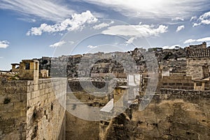 Views of Matera city