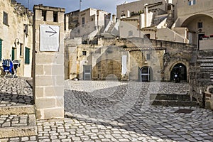 Views of Matera city