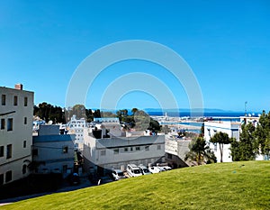 Views of the medina of the Moroccan city of Tangier.