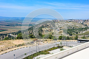 Views of Nazareth and the Galillee in Northen Israel