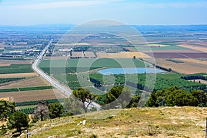 Views of Nazareth and the Galillee in Northen Israel