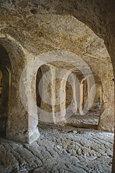 Views of old town of Gravina in Puglia,