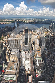 Views over Manhattan from the Empire State Building