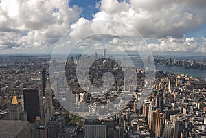 Views over Manhattan from the Empire State Building