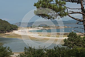 Views over the Rodas Beach