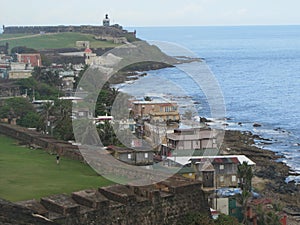 Views of Puerto Rico from the San Cristobal Fortress