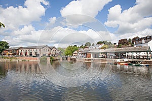 Views of the Quay by the River Exe in Exeter, Devon in the UK