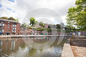 Views of the Quay by the River Exe in Exeter, Devon in the UK