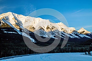 Views from the roadside during a drive through the park. Peter Lougheed Provincial Park