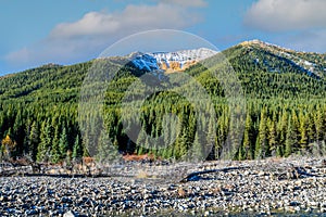 Views from the roadside during a drive through the park. Peter Lougheed Provincial Park