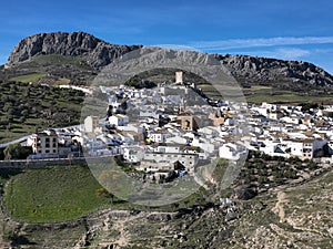 Views of the rural municipality of CaÃ±ete la Real in the province of Malaga, Spain