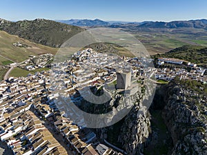 Views of the rural municipality of CaÃ±ete la Real in the province of Malaga, Spain