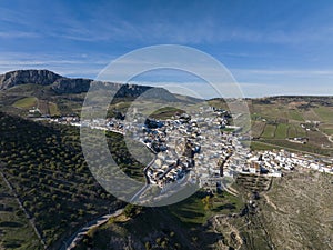 Views of the rural municipality of CaÃ±ete la Real in the province of Malaga, Spain