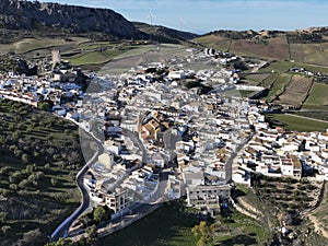 Views of the rural municipality of CaÃ±ete la Real in the province of Malaga, Spain