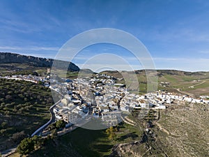 Views of the rural municipality of CaÃ±ete la Real in the province of Malaga, Spain