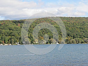 Views of Skaneateles Lake in central New York State, a recreational paradise.