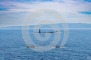 Views of the small town of Portoscuso on Sardinia island