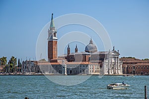 Views of streets and canals in Venice Italy