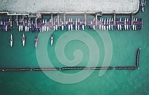 Views of sunrise in Venice from above