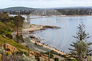 The views from the top of Granite Island Victor Harbor South Australia on August 3 2020