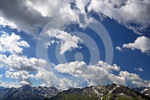 Views from the top of Stubnerkogel mountain Bad Gastein