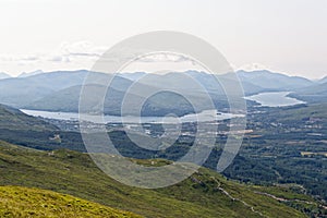 Views towards Fort William from Ben Nevis - Scotland