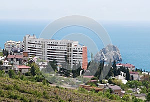 Views of township Gurzuf, Crimea