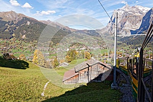 Views from train heading for Grindelwald