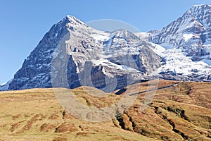 Views from train heading for Kleine Scheidegg