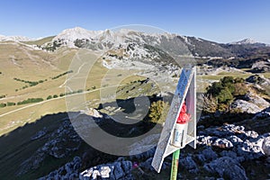 Views of Urbia from Zabalaitz mointain in the Basque Country